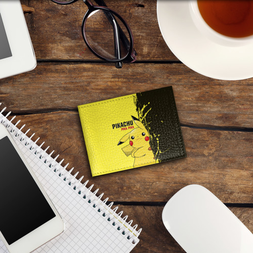 Обложка для студенческого билета Pikachu Pika Pika, цвет черный - фото 3
