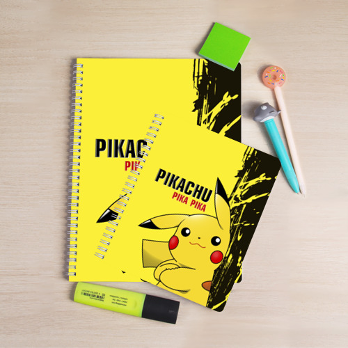 Тетрадь Pikachu Pika Pika, цвет точка - фото 3