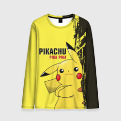 Мужской лонгслив 3D Pikachu Pika Pika