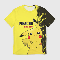 Мужская футболка 3D Pikachu Pika Pika