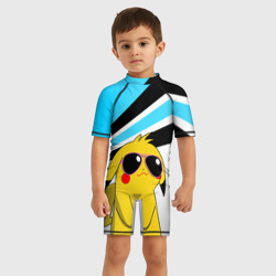 Детский купальный костюм 3D Пикачу в очках - фото 2