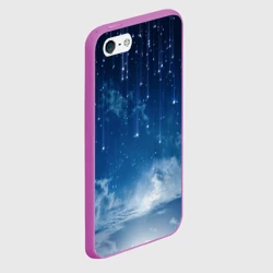 Чехол для iPhone 5/5S матовый Звездное небо - фото 2