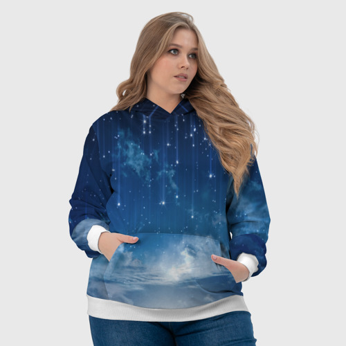 Женская толстовка 3D Звездное небо, цвет 3D печать - фото 6
