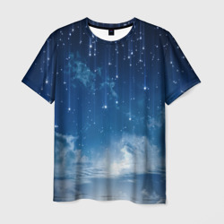 Мужская футболка 3D Звездное небо