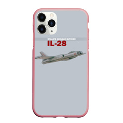 Чехол для iPhone 11 Pro Max матовый Ил-28 Атомный Мясник Сталина