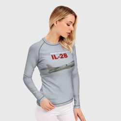 Женский рашгард 3D Ил-28 Атомный Мясник Сталина - фото 2