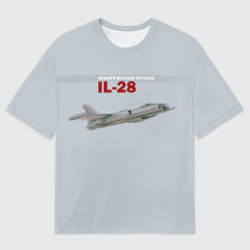Мужская футболка oversize 3D Ил-28 Атомный Мясник Сталина