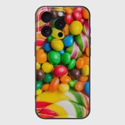 Чехол для iPhone 16 Pro силиконовый с защитой камеры Сладкоежка