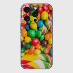 Чехол для iPhone 15 Pro Max силиконовый с защитой камеры Сладкоежка