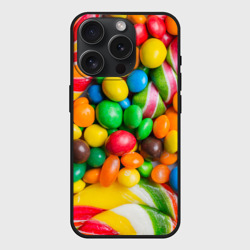 Чехол силиконовый для Apple iPhone 15 Pro матовый Сладкоежка