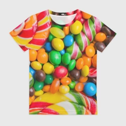 Женская футболка 3D Сладкоежка