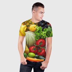 Мужская футболка 3D Slim Богатый урожай - фото 2