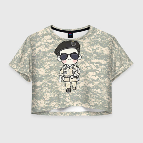Женская футболка Cropp-top SONG JOONG KI Фото 01 Женская футболка Cropp-top SONG JOONG KI Фото 01