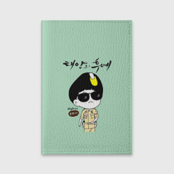 Обложка для паспорта матовая кожа Song joong Ki