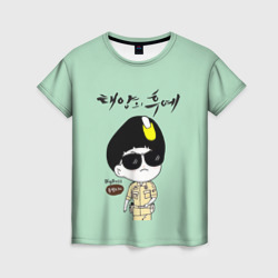 Женская футболка 3D SONG JOONG KI