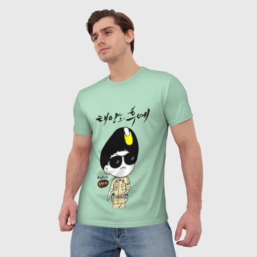 Мужская футболка 3D Song joong Ki, цвет 3D печать - фото 3