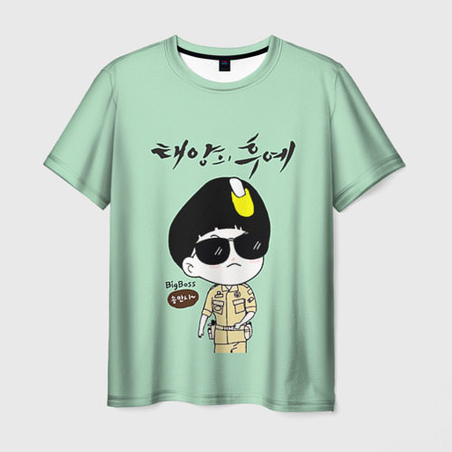 Мужская футболка 3D Song joong Ki, цвет 3D печать