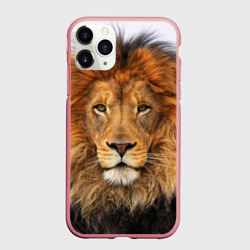 Чехол для iPhone 11 Pro матовый Красавец лев