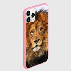 Чехол для iPhone 11 Pro Max матовый Красавец лев - фото 2