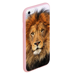 Чехол для iPhone 6/6S матовый Красавец лев - фото 2