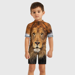 Детский купальный костюм 3D Красавец лев - фото 2