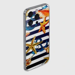 Чехол для iPhone 15 Pro Max силиконовый с защитой камеры Моряк - фото 2