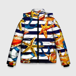 Зимняя куртка для мальчиков 3D Моряк