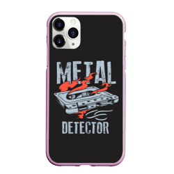Чехол для iPhone 11 Pro Max матовый Metal Detector