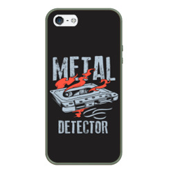 Чехол для iPhone 5/5S матовый Metal Detector