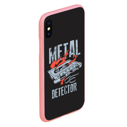 Чехол для iPhone XS Max матовый Metal Detector - фото 2