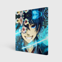 Холст квадратный Blue Exorcist flowers