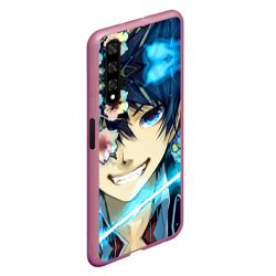 Чехол для Honor 20 Blue Exorcist flowers - фото 2