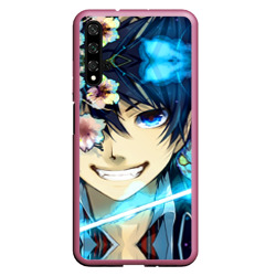 Чехол для Honor 20 Blue Exorcist flowers