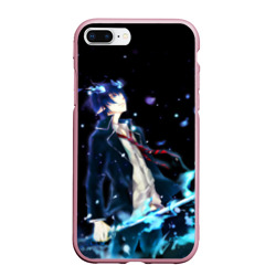 Чехол для iPhone 7Plus/8 Plus матовый Blue Exorcist profil