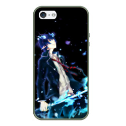 Чехол для iPhone 5/5S матовый Blue Exorcist profil