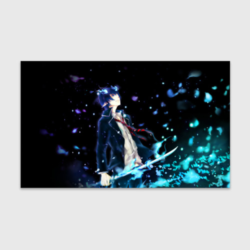 Бумага для упаковки 3D Blue Exorcist profil