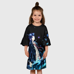 Детское платье 3D Blue Exorcist profil - фото 2