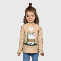 Детский лонгслив 3D Catpuccino - фото 2