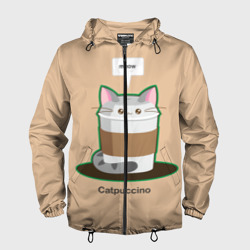 Мужская ветровка 3D Catpuccino