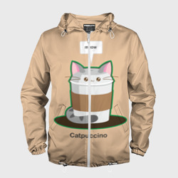 Мужская ветровка 3D Catpuccino