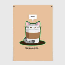 Постер Catpuccino