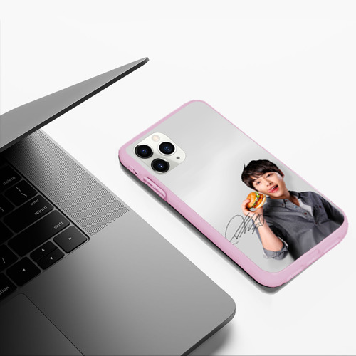 Чехол для iPhone 11 Pro Max матовый Дорамы, цвет розовый - фото 5