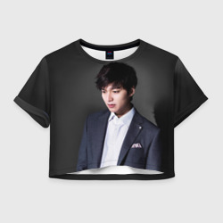 Женская футболка Crop-top 3D Lee Min Ho