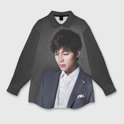 Женская рубашка oversize 3D Lee Min Ho