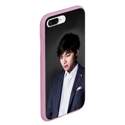 Чехол для iPhone 7Plus/8 Plus матовый Lee Min Ho, цвет розовый - фото 3