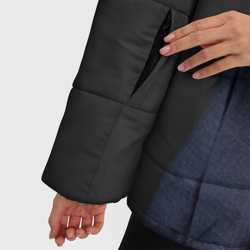 Женская зимняя куртка Oversize Lee Min Ho, цвет светло-серый - фото 6