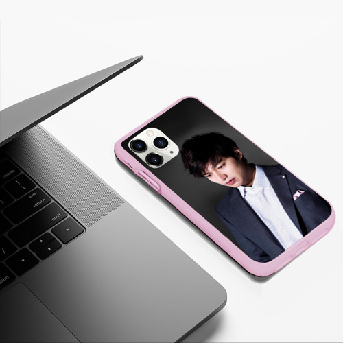 Чехол для iPhone 11 Pro Max матовый Lee Min Ho, цвет розовый - фото 5