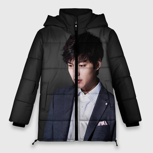 Женская зимняя куртка Oversize Lee Min Ho, цвет красный