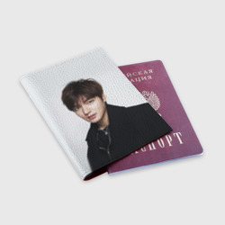 Обложка для паспорта матовая кожа Lee Min Ho - фото 2