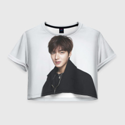 Женская футболка Crop-top 3D Lee Min Ho